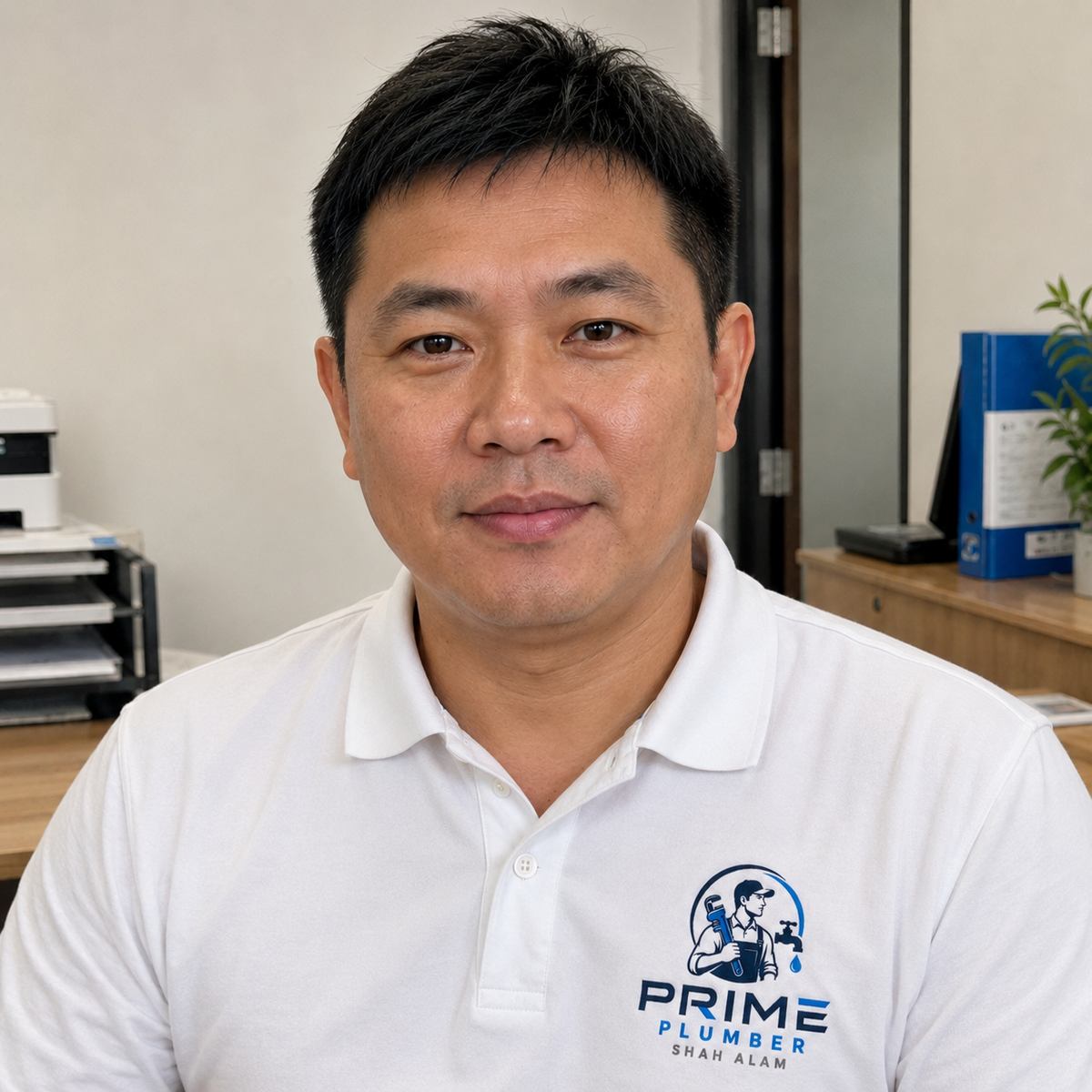 Mr Tan, founder of Prime Plumber Shah Alam