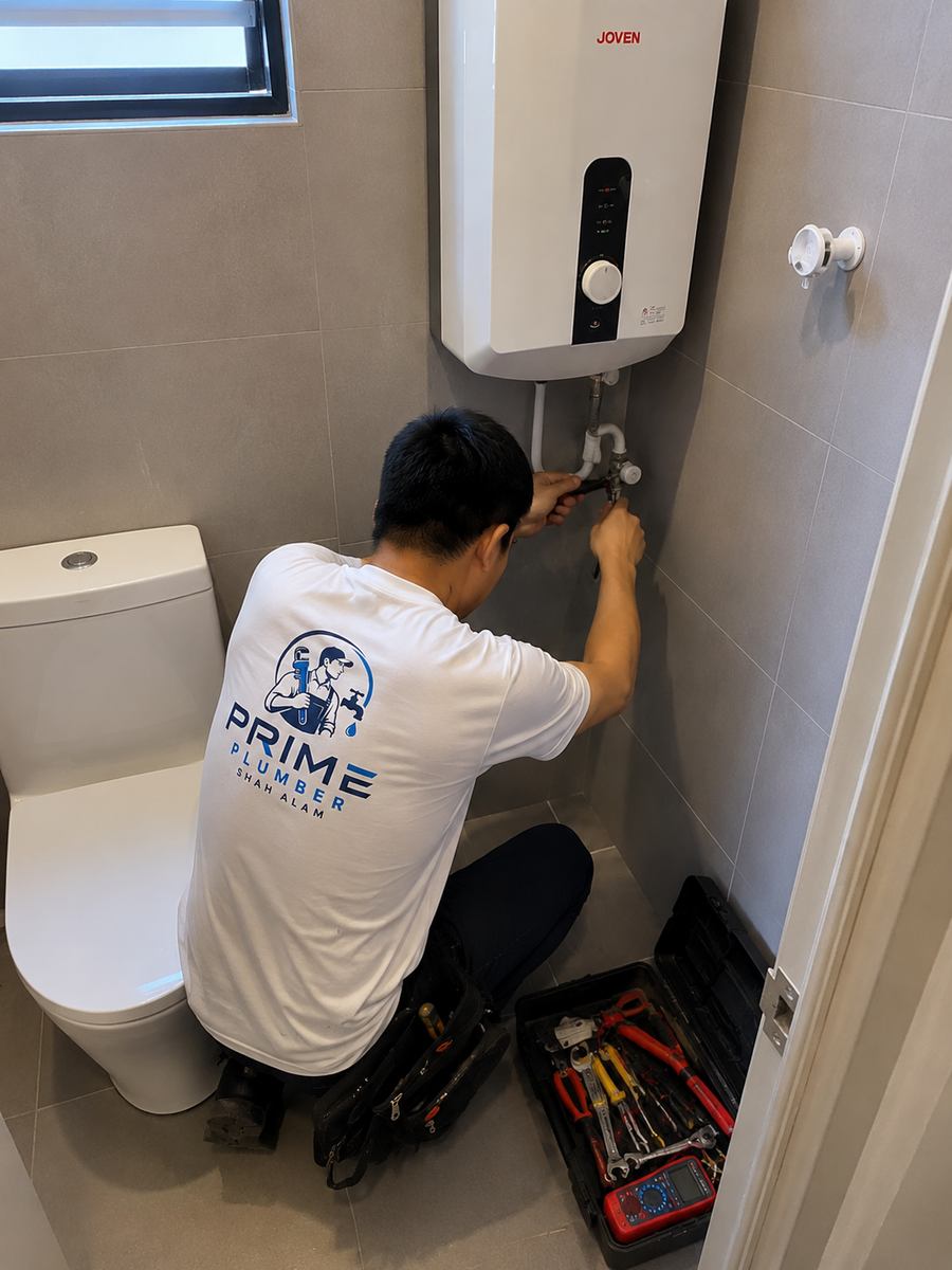 Plumber Shah Alam — water heater installation